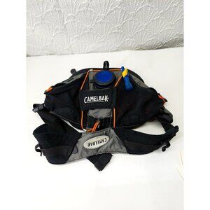 Camelbak Flashflo Orange and Black Zip Up Fanny Pack Pouch Needs tube